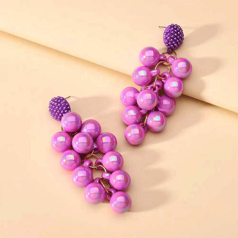 14K Gold-Plated Beads Tassel Earrings