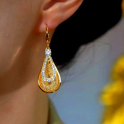 14K Gold-Plated Water Drop Earrings