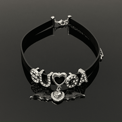 Black Heart Wing Choker