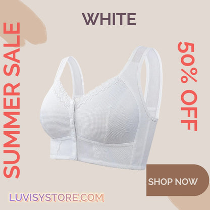 🌹Last Day Sale 80% OFF 🌹2024 New Front Closure Breathable Bra for Seniors