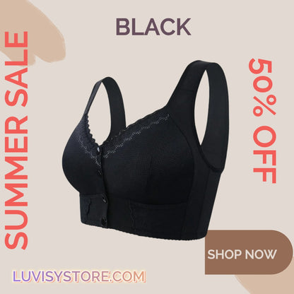 🌹Last Day Sale 80% OFF 🌹2024 New Front Closure Breathable Bra for Seniors