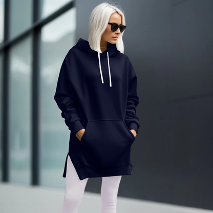 Oversized Soft Hoodie Dress